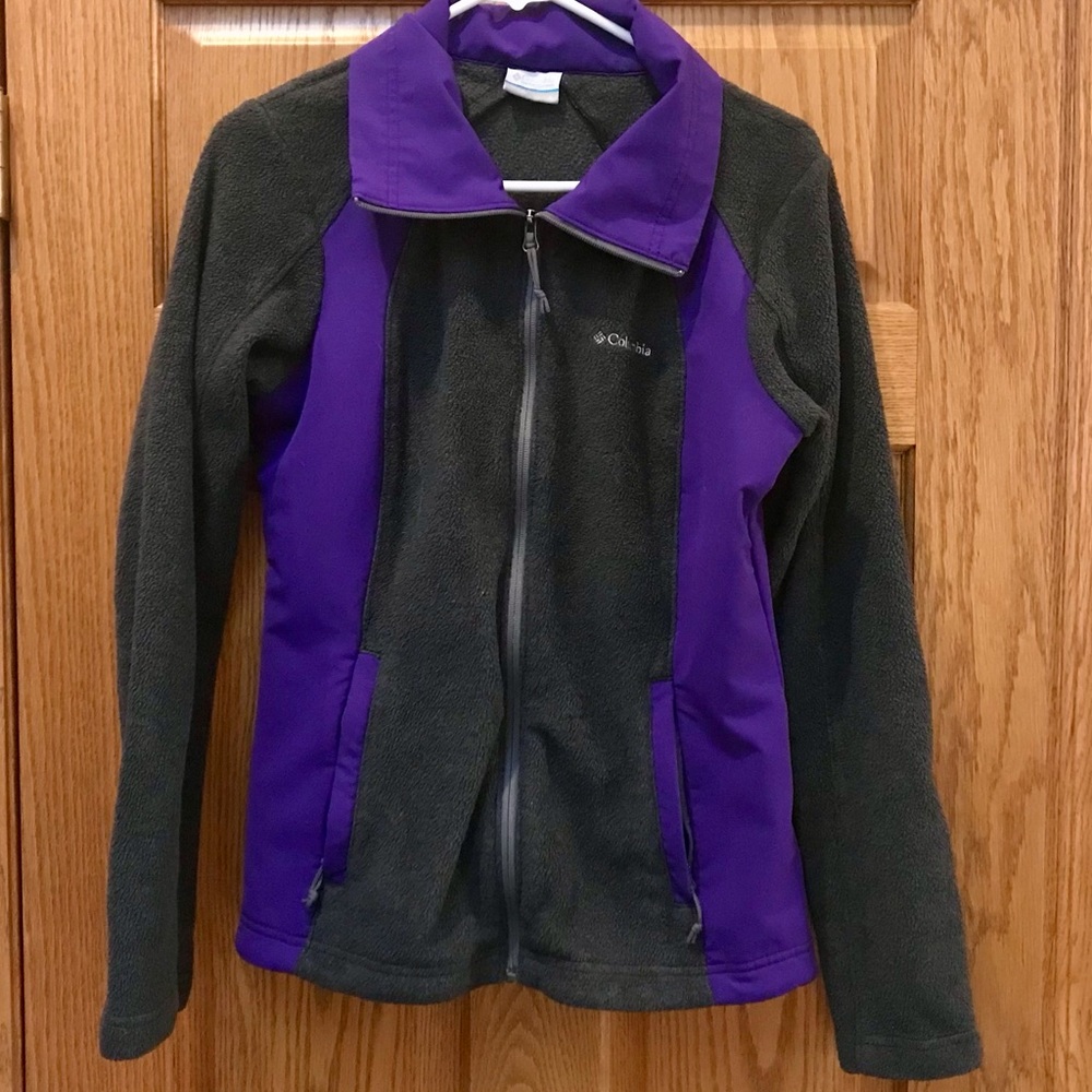 Columbia Women's Purple and Gray Jacket